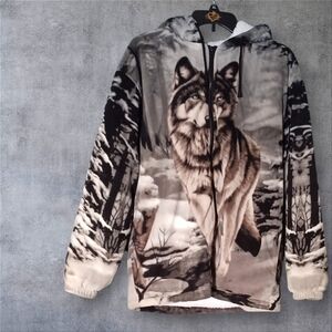 Black Canyon White Fleece Jacket